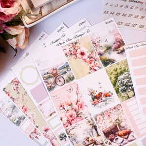 Picnic // Kit adesivi per planner settimanali per planner di formato verticale // Premium opaco // Kit adesivi settimanali // Adesivi per esterni // Primavera