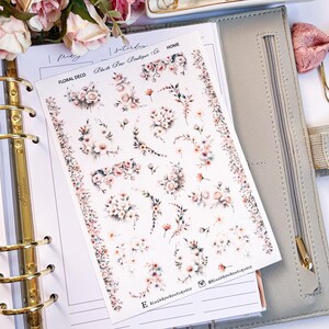 Accueil Stickers déco floraux || Premium ou mat transparent || Stickers floraux || Autocollants de journalisation || Déco || Séjour || casanier