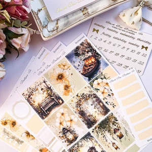 Betoverd || Stickerset weekplanner voor planners met verticaal formaat || Premium mat || Wekelijkse stickerkit || Fantasiestickers || Magisch