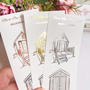TRANSPARENT FOLIERT Strandhütten große Deko-Aufkleber || Planner Sticker, Transparent Sticker, Planer Deko || Sommer ||