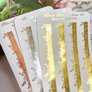 TRANSPARENTE FOLIE Blumen Washi Aufkleber || Planner Sticker, Transparent Sticker, Planer Sticker, Washi Stripe Aufkleber || Frühling