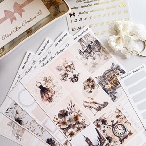 Nuovi inizi // Kit adesivi per planner settimanale per planner di formato verticale // Premium opaco // Kit adesivi settimanali // Capodanno // Inverno