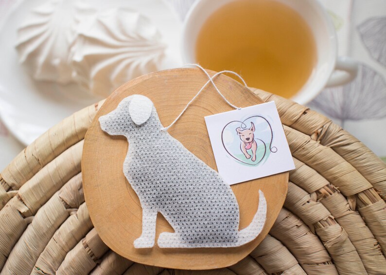 Tea bags dog 10 pc. Pet gift. Etsy