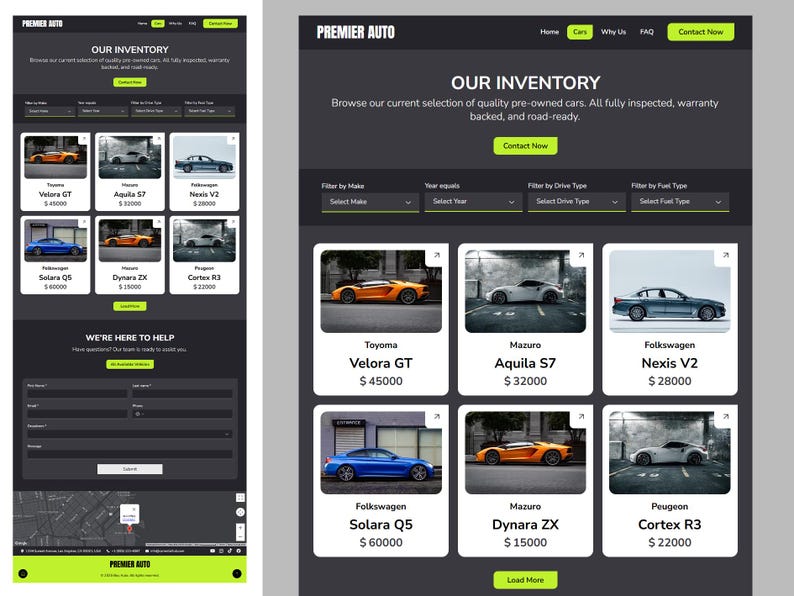 Car Dealer Wix Studio Website Template Auto Sales, Showroom & Vehicle