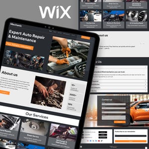 Auto Repair Wix Studio Website Template: Mobile-Friendly Car Service Design