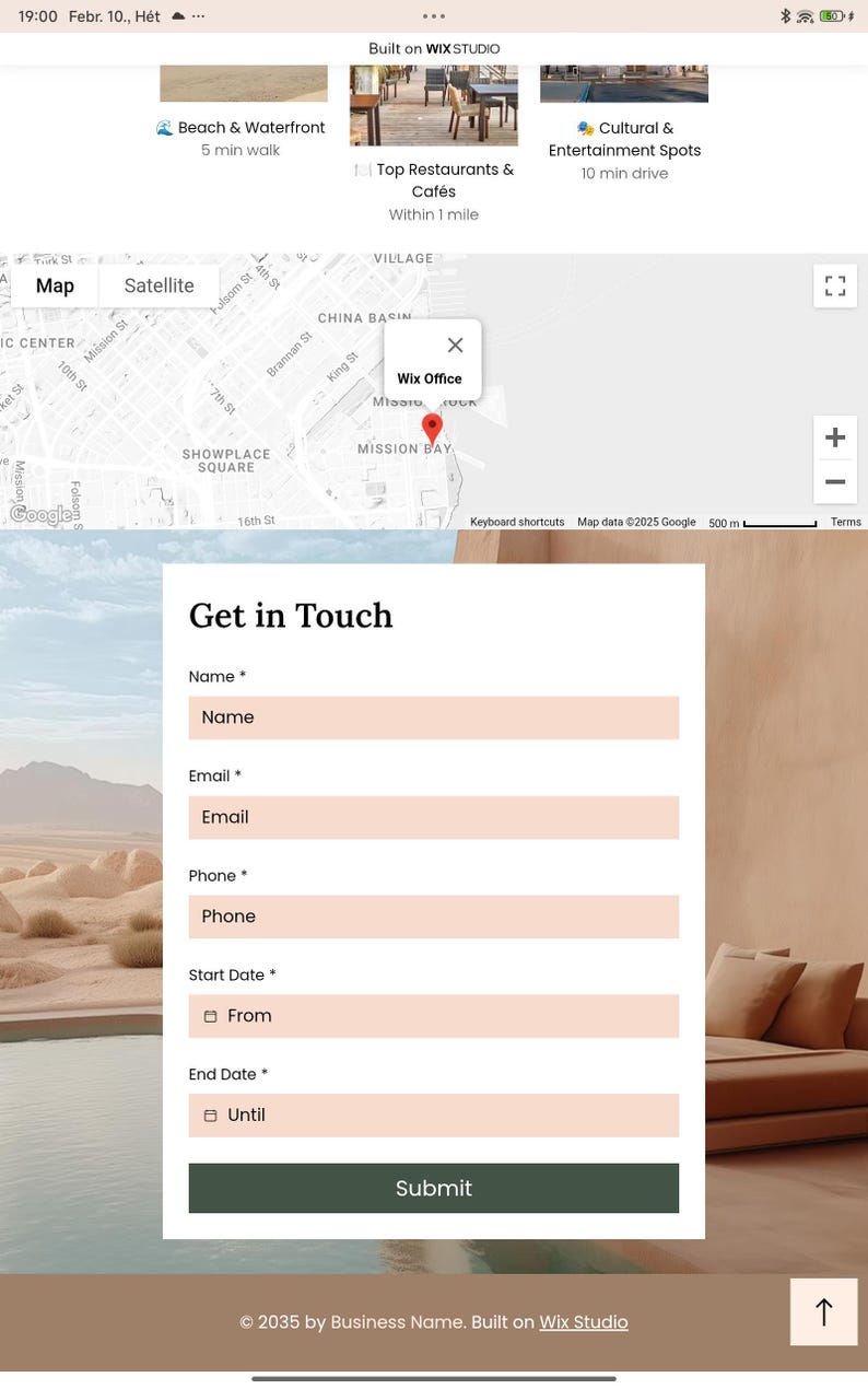 Vacation Rental Description Examples Wix Studio Vacation Rental Template | Modern Airbnb Website Design for ...