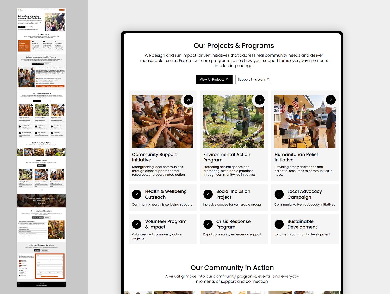 Nonprofit & Charity Wix Studio Website Template for Ngos, Environmental ...