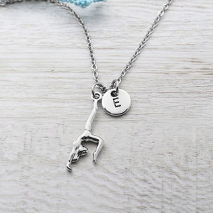 Turnen bedelketting, gymnast sieraden, gepersonaliseerd cadeau-idee voor turnster meisje, gymnastiek cadeau-idee, gymnastiek sieraden