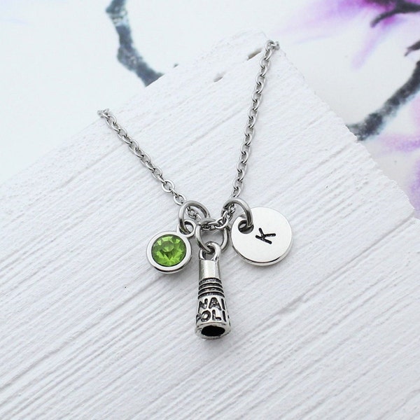 Nail Tech Jewelry, Personalized Nail Tech Charm Necklace, Nail Tech Graduation Gift, Nail Polish Charm, Gift for Manicurist