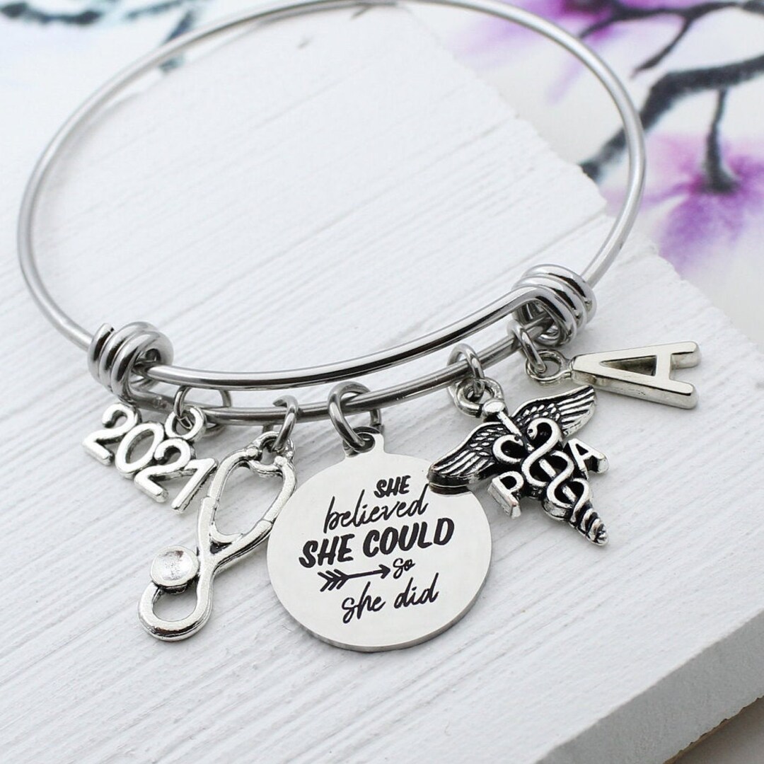 Physician Assistant Gift, PA Graduation Gift, PA Medical Charm Jewelry
