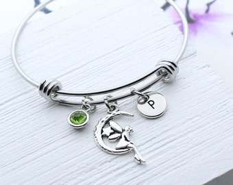 in Gift Box With Letter Charm Very High Quality Tinkerbell Bracelet for Girls 