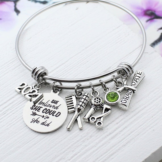 Cosmetology charm bracelet sale