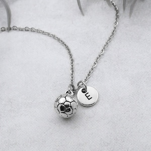 Soccer Necklace, Personalized Soccer Charm Jewelry, Coach Gifts, Soccer Accessory, Soccer Gift Idea, Team Gifts