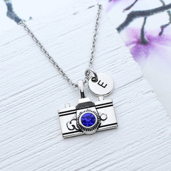 Camera Necklace, Gift for Photography, Camera Charm Necklace, Photographer Gift Idea, Photographer Jewelry, Personalized Camera Gift