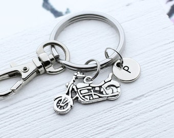 Motorcycle Keychain, Motorcycle Charm Key Chain, Personalized Biker Accessory, Motorcycle Gift Idea, Motorcycle Lover, Motor Bike Gift