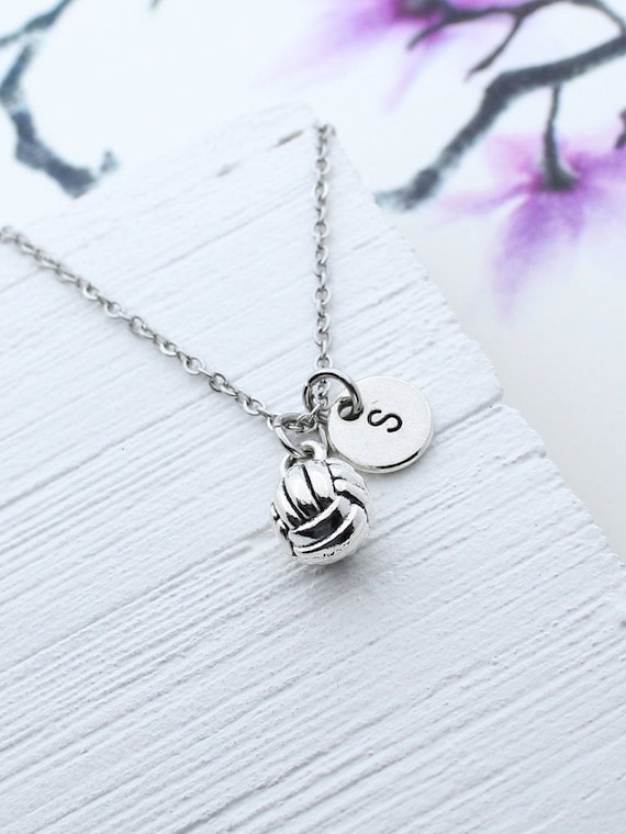Volleyball charm deals necklace