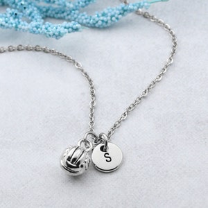 Volleyball Necklace, Personalized Volleyball Charm Jewelry, Volleyball Accessory, Coach Gifts, Team Gifts, Gift for Volleyball Team