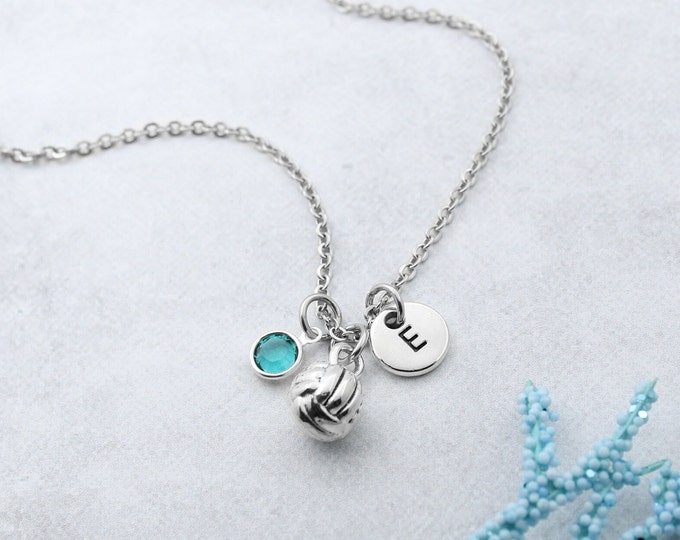 Volleyball Necklace, Personalized Volleyball Charm Jewelry, Volleyball Accessory, Coach Gifts, Team Gifts, Gift for Volleyball Team