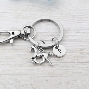 Personalized Horse Charm Keychain, Horse Keyring, Farm Animal Charm, Farmer Gift, Horse Gifts, Horse Charm, Gift for Farmer