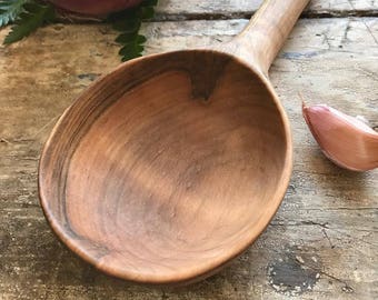 Large Maple Serving Spoon