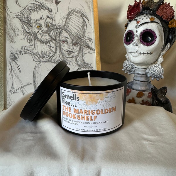 The Marigolden Bookshelf Scented Candle