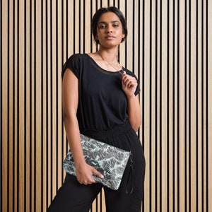 Bolso bandolera convertible de vidrio roto - Organizador seguro con múltiples bolsillos para un estilo de vida en movimiento - Regalo bien pensado