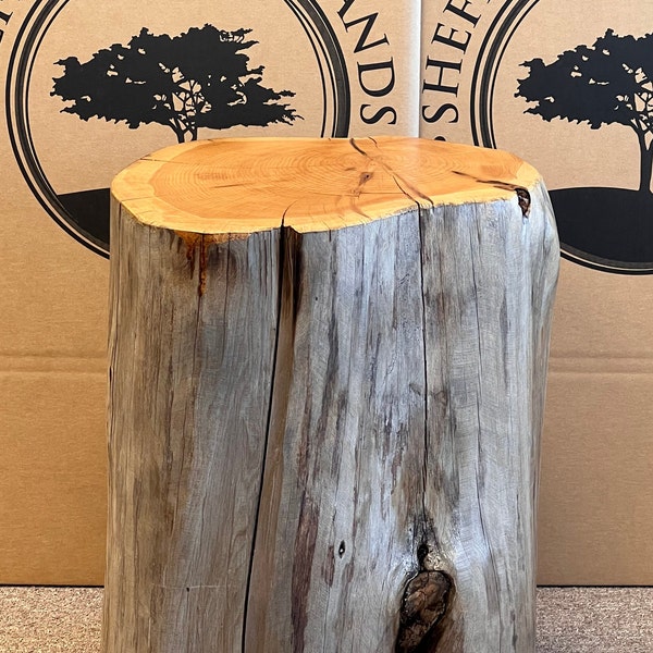 Stump Side Table Etsy