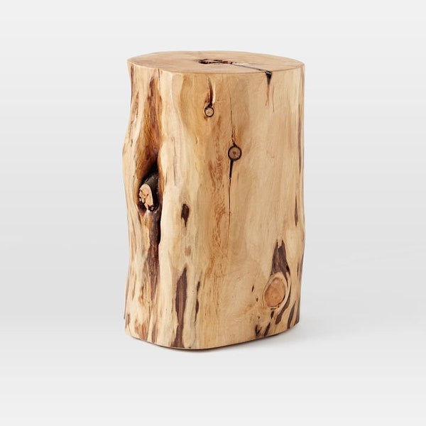 Stump Side Table Etsy