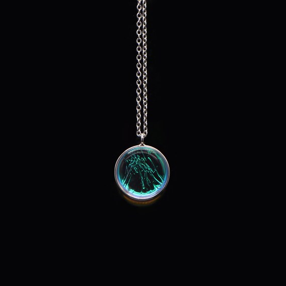 Luna Full Moon Necklace Lilac 