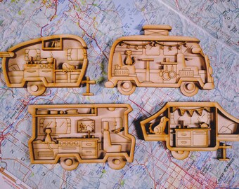 Rustic Camper Magnet