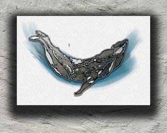 Whale Print (Inktober 2018 Whale)