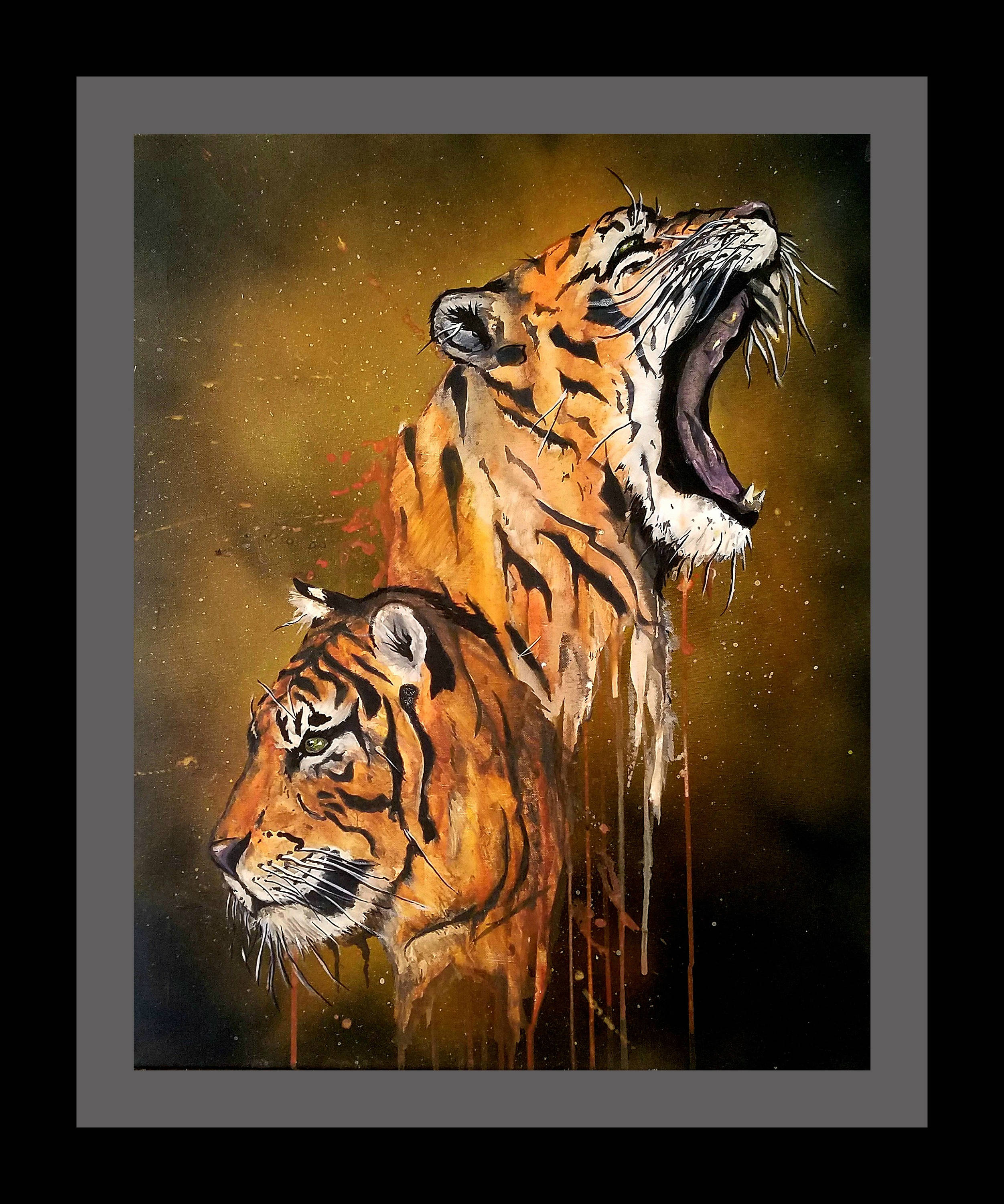 Tyger Tyger Print siberian Tiger Etsy
