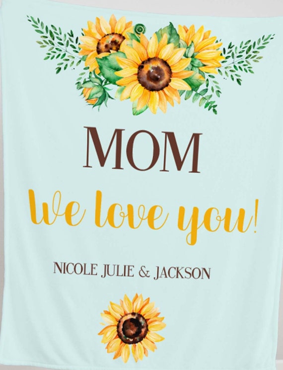 Sunflower mom blanket sale