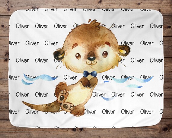 Otter baby blanket deals