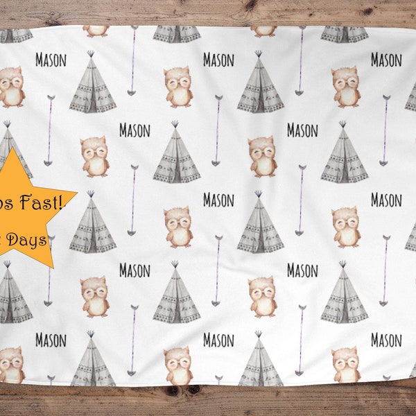 Owl Baby Blanket Etsy