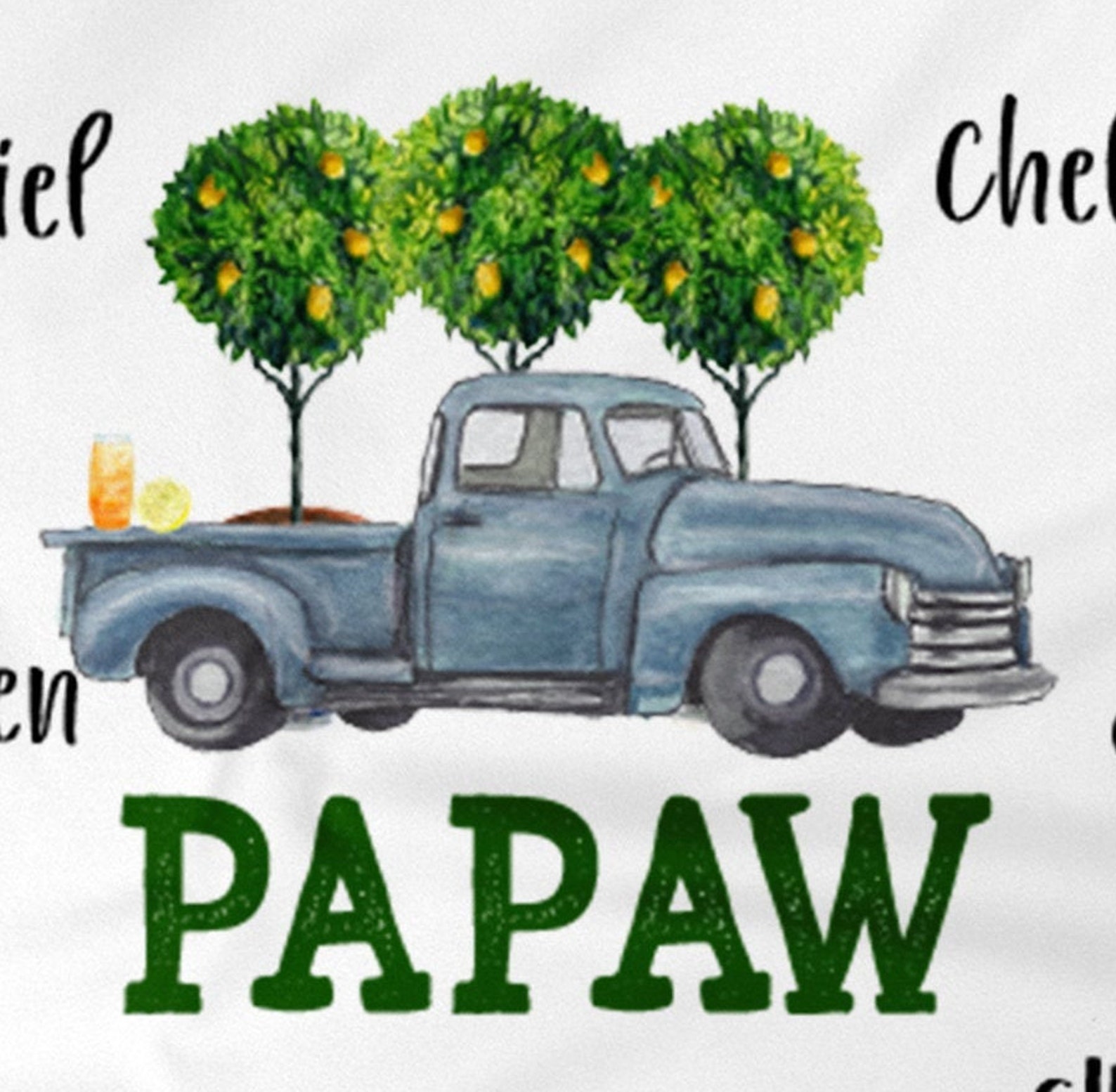 Customized Vintage Truck Blanket Fathers Day Gift Dad Gift Etsy