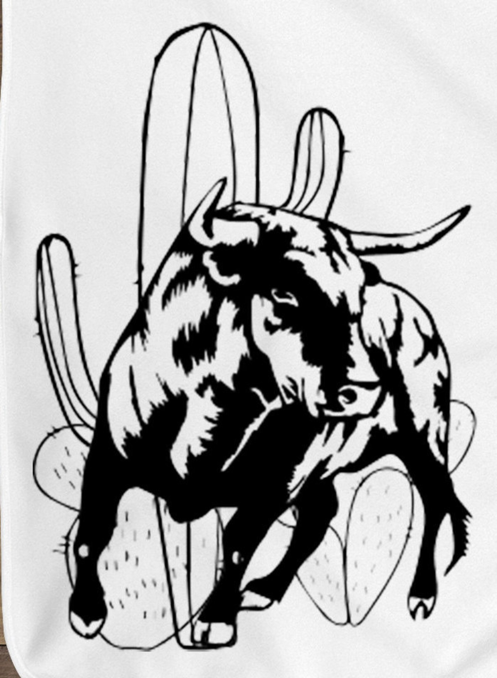 Bull Milestone Blanket Western Custom Blanket Milestone Etsy