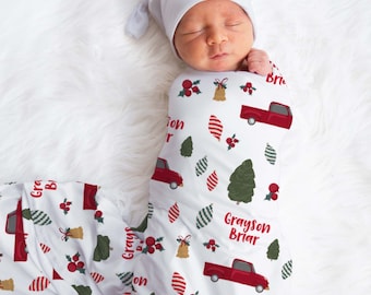 christmas swaddle set