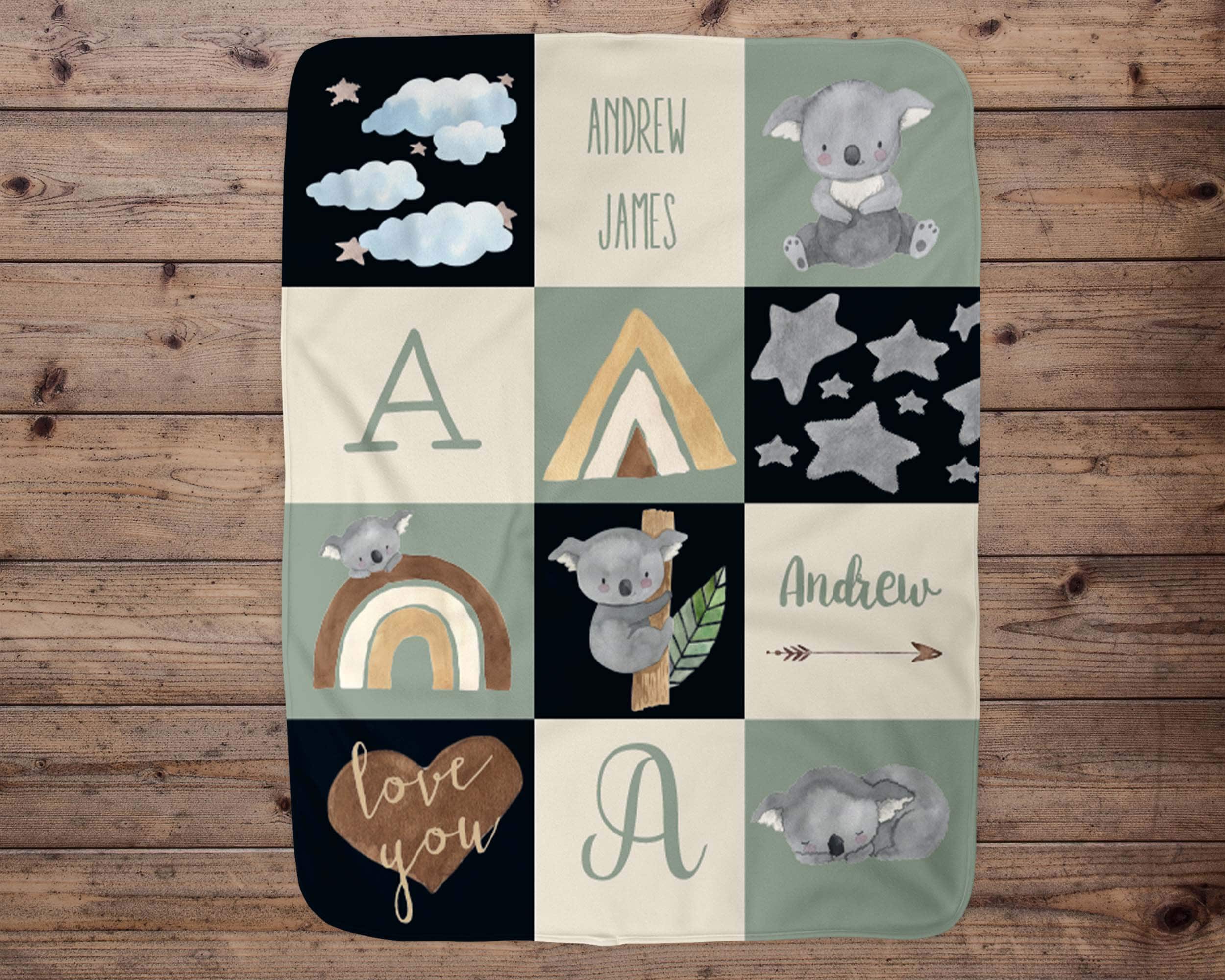 SANWOOD Personalized Baby Blanket for Girls Koala Baby Blanket Koala Baby  Blanket Gifts for Girls, Birthday Girl, Granddaughter Blanket Girls  Birthday