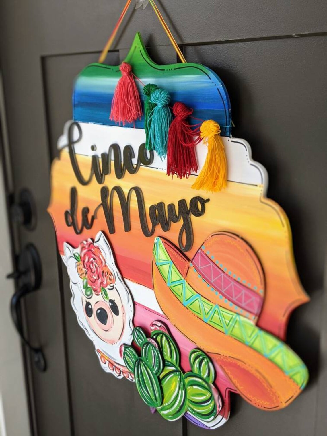 Cinco De Mayo Door Hanger Etsy