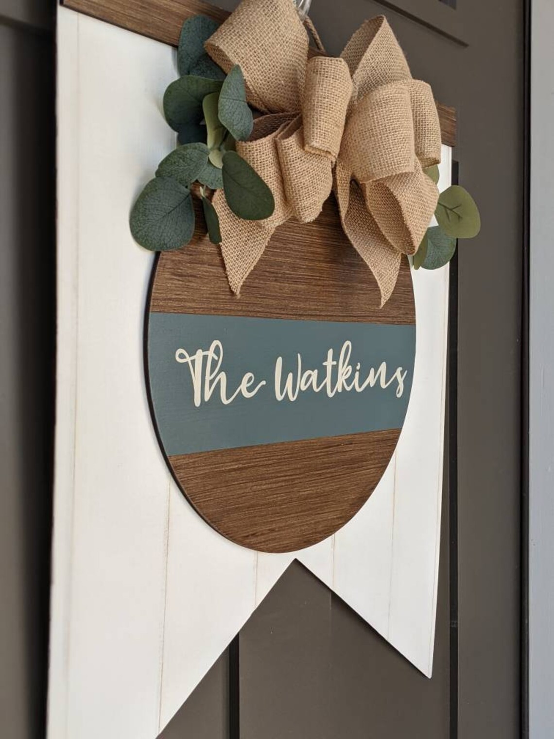 Personalized Door Hanger Etsy