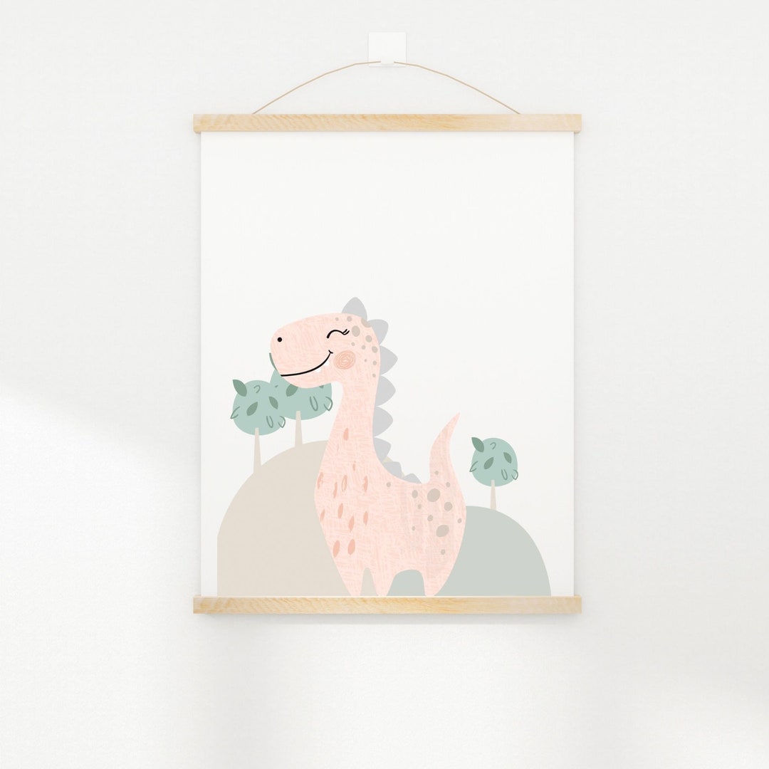 Pink and Green Nursery Decor Nursery Digital Print Baby Etsy