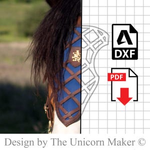 Chamfron #3 with Criss-Cross DIGITAL PATTERN - pdf + dxf