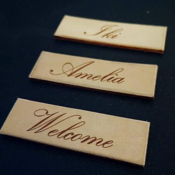 Saddle Name Plate Etsy