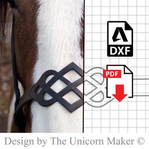 Celtic Noseband DIGITAL PATTERN - pdf + dxf