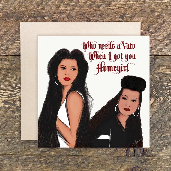 Living Firme Mi Vida Loca And Chola Inspired Greeting Cards Etsy