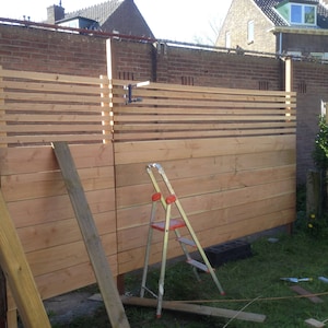Schematics Garden Fence Trellis // DIY drafts // Garden and Outdoor Decoration