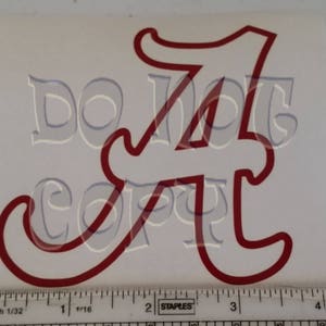 Alabama Football Decal image 1