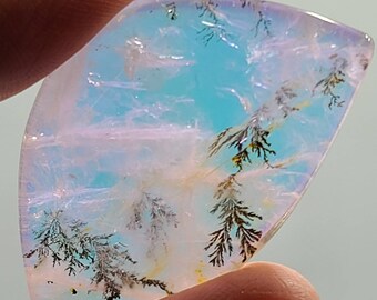 dendritic quartz Dendritic agate 105cts Most Rare Dendritic quartz beautiful gemstone 52x43x4 mm