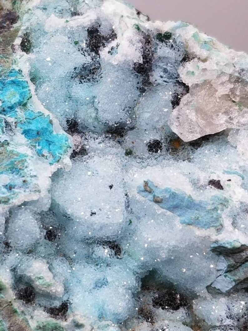 211g ChrysocollaChalcedonyMalachiteGem SilicaHigh QualityCongo